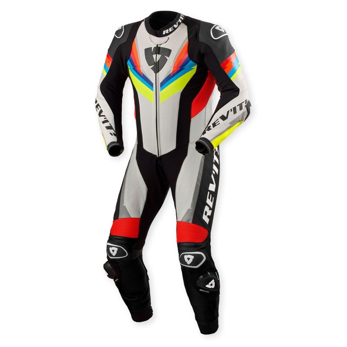 Combinaison Rev'it Quantum 3 list: Noir / Gris|Noir|Rouge