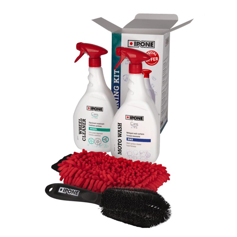 Kit Nettoyant Moto Ipone Cleaning Kit | Brillance & Entretien Facile