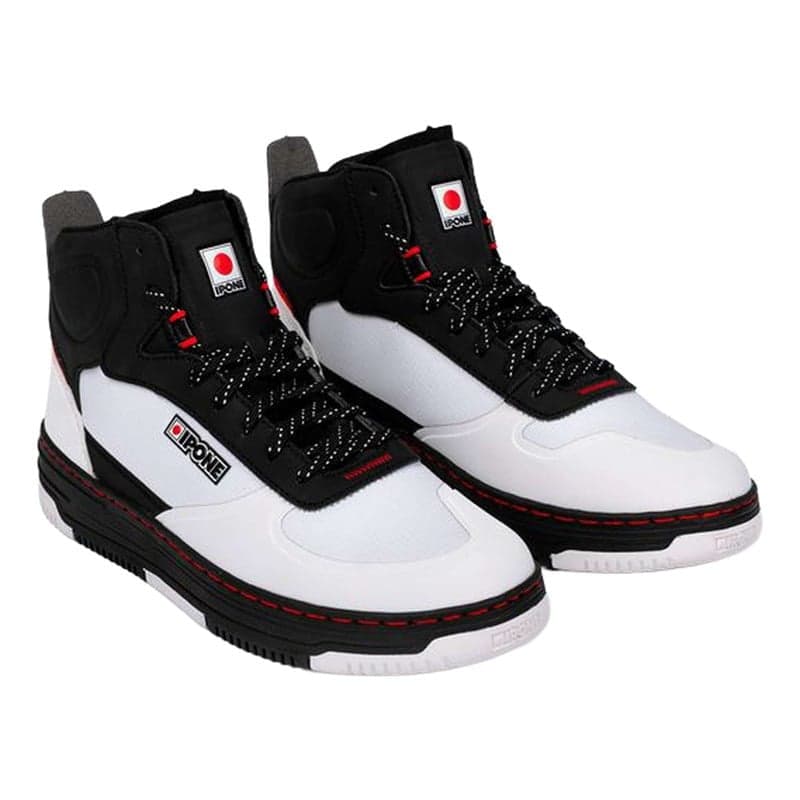 Baskets Moto Ipone KT01-S list: Blanc|Blanc