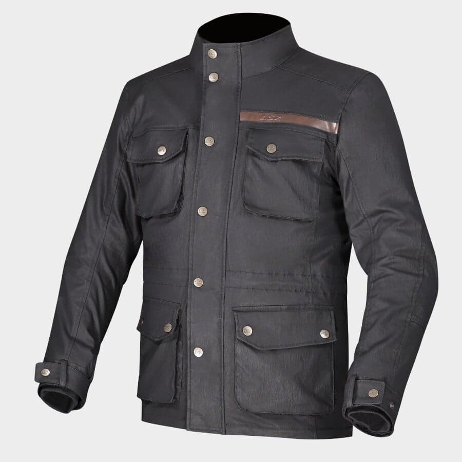 Veste LS2 Liberty, hiver & mi-saison list: Noir|Noir|Marron