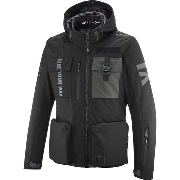 Veste Ixon Darkrise type Parka list: Noir|Noir|Gris