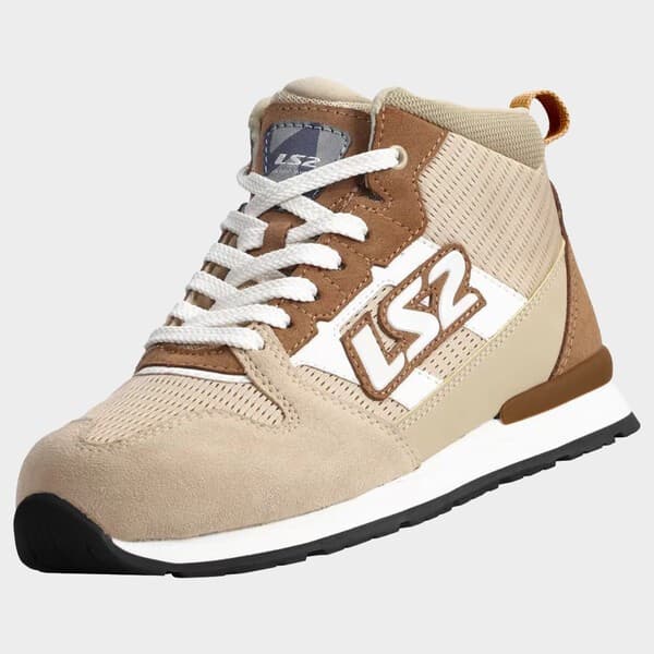 Baskets Moto LS2 Nova list: Beige|Noir|Beige|Vert