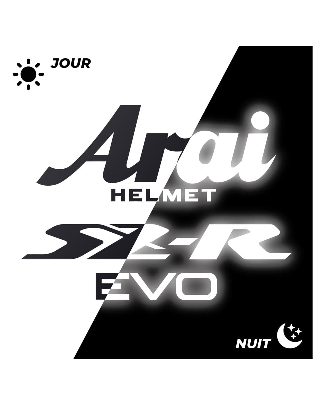 Sticker Arai Noir