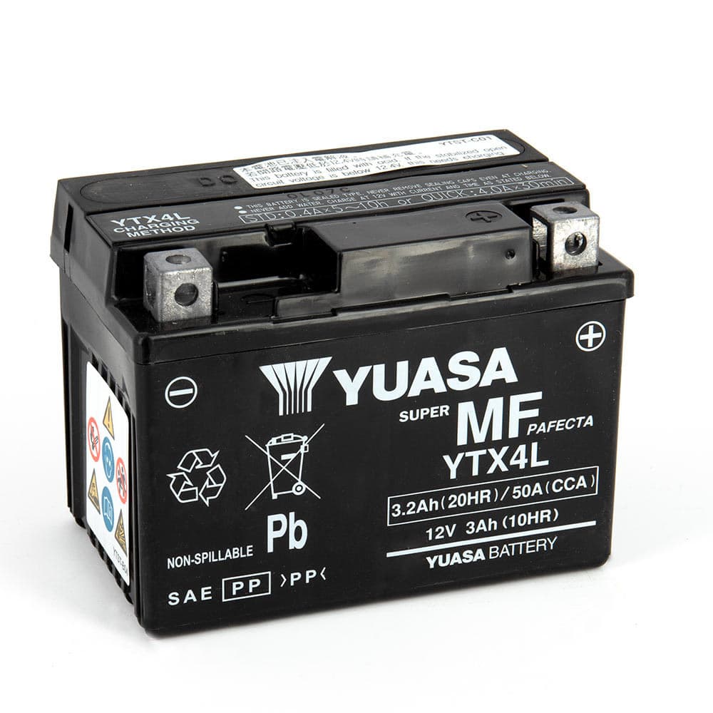 Batterie Yuasa YTX4l SLA - AGM - Sans Entretien