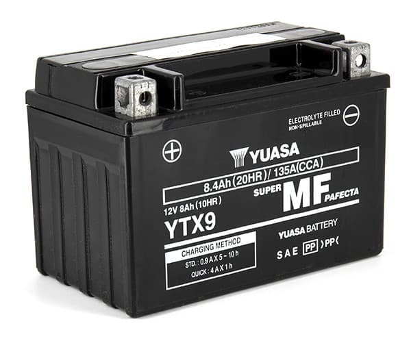 Batterie YTX9 SLA AGM - Sans Entretien - Prête à l'emploi