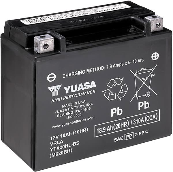 Batterie Ytx20hl SLA AGM - Sans Entretien - Prête à  l'emploi.