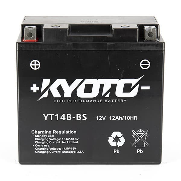 Batterie GT14B-BS SLA-AGM - Sans Entretien - Prête à  l'Emploi - Equivalente YT14B-BS