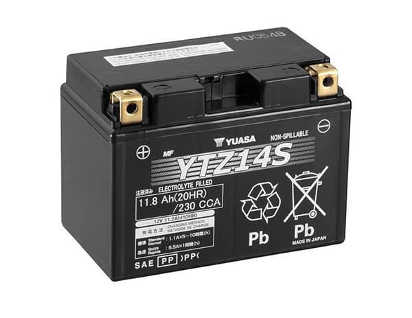 Batterie YTZ14-S SLA-AGM - Sans Entretien - Prête à  l'Emploi