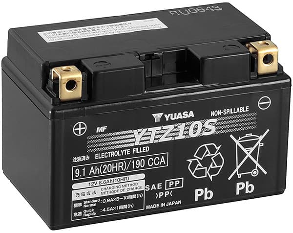 Batterie YTZ10-S SLA-AGM - Sans Entretien - Prête à l'Emploi