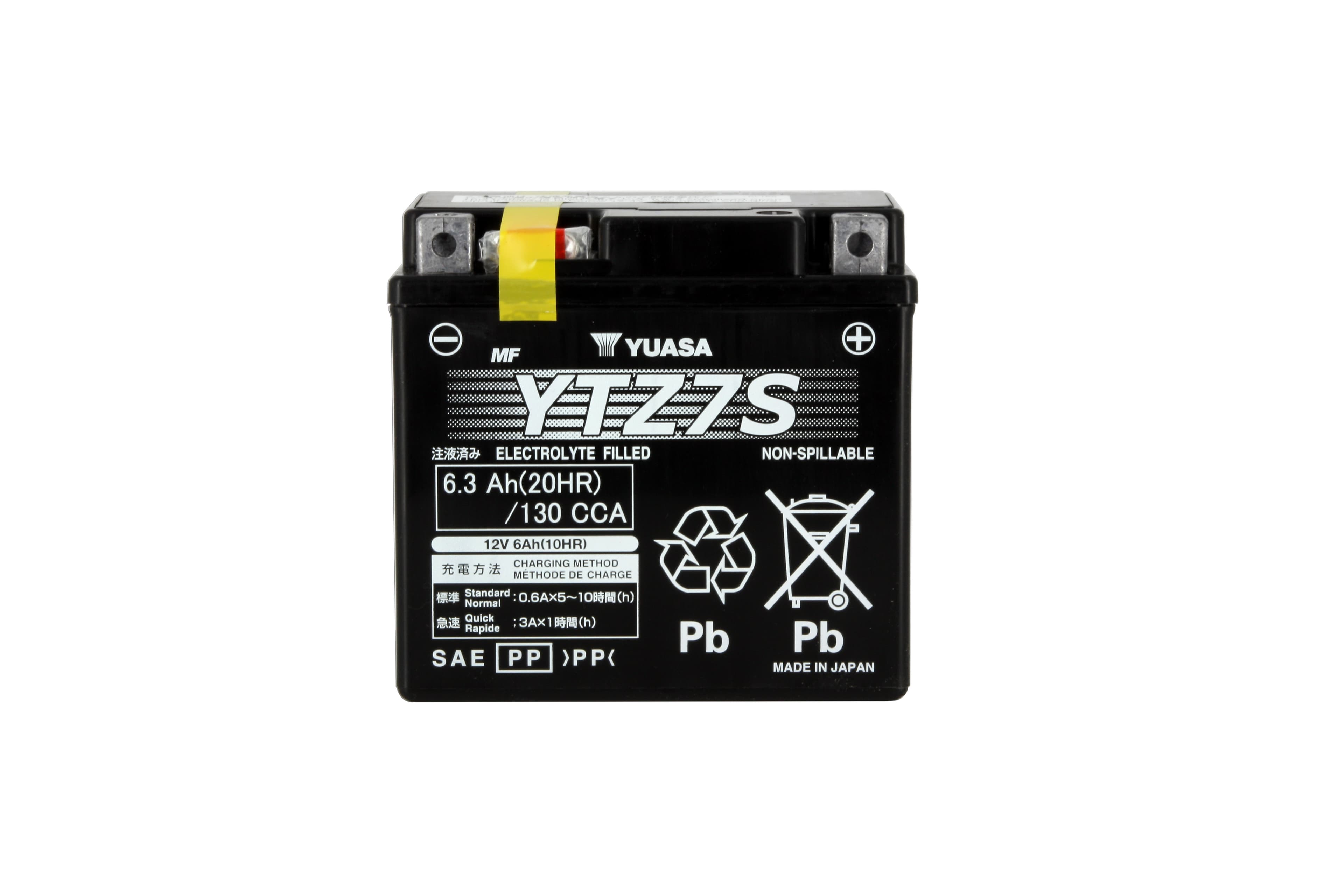 Batterie YTZ7-S SLA-AGM - Sans Entretien - Prête à  l'Emploi