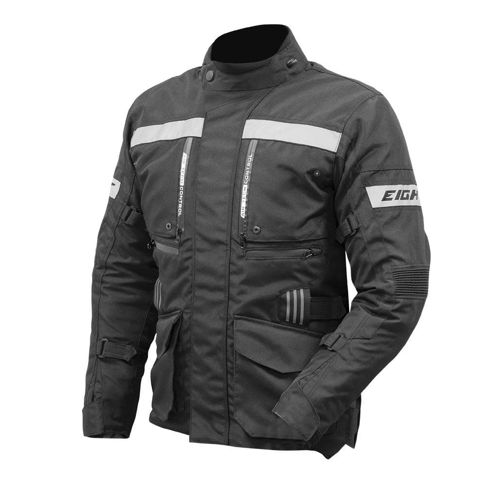 Veste Eight Trekk | Veste Moto Toutes Saisons list: Noir|Noir
