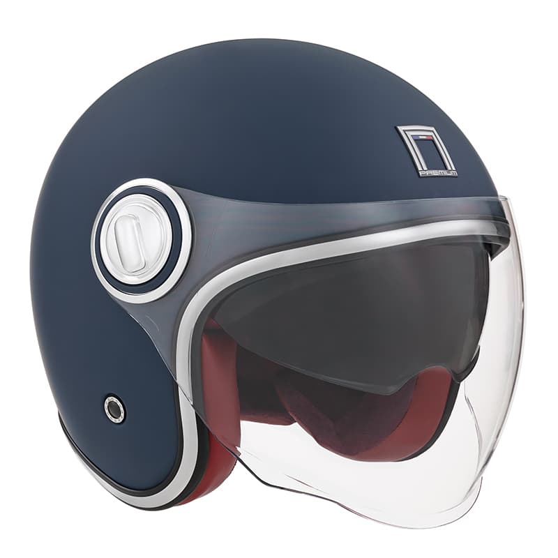 Casque Nox Heritage Premium list: Bleu Mat|Noir|Blanc|Gris|Rouge|Beige|Marron|Vert|Bleu|Rose|Multicolore|Carbone