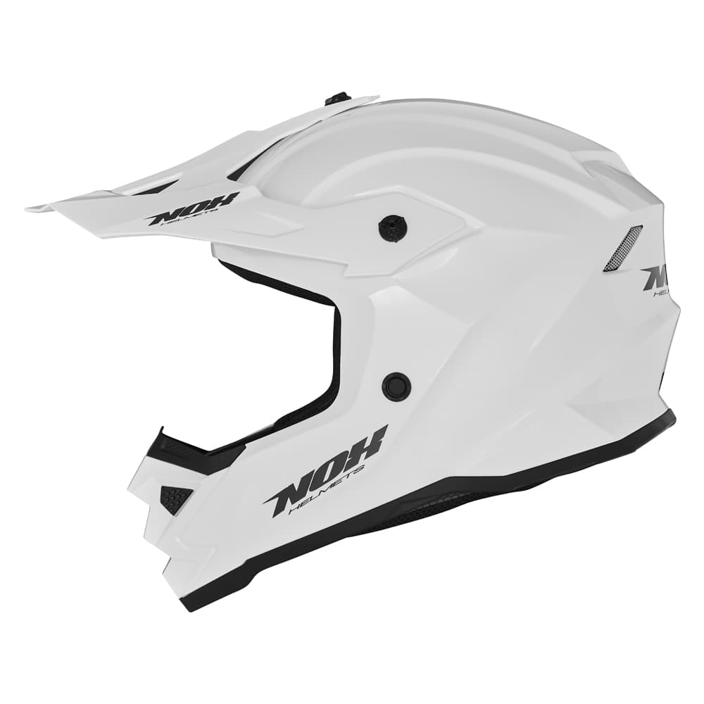 Casque Cross Enfant Nox N761 list: Blanc|Noir|Blanc