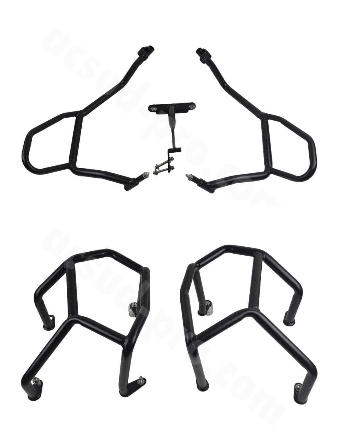 Coocase - Crash bar BMW R 1250 GS (2019-2023) Haut & Bas Noir