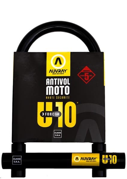 Antivol-U Auvray U-Force 10 Homologué SRA list: Noir|Jaune