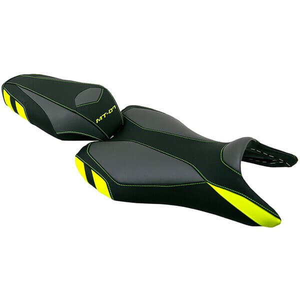Selle Sit'n Go Yamaha MT-07 (2018-2024) list: Noir / Jaune Fluo|Noir