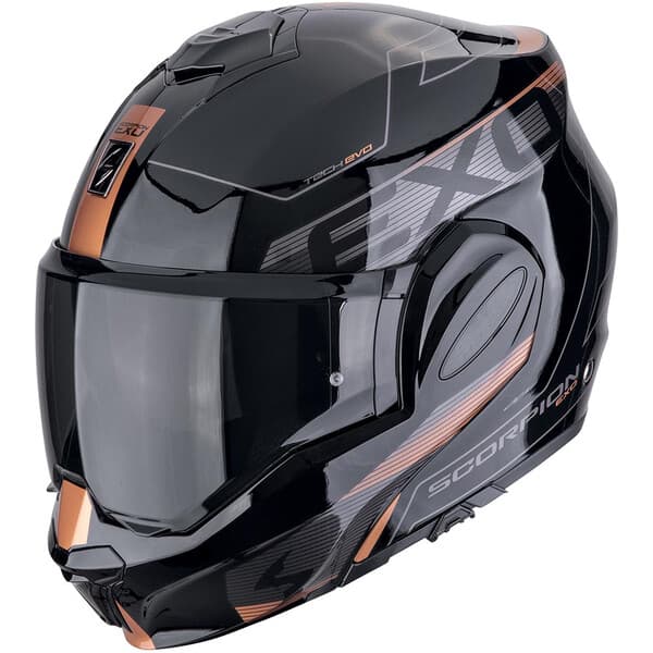 Casque Scorpion Exo-Tech Evo Traveller list: Noir / Orange|Noir|Blanc|Rouge|Orange