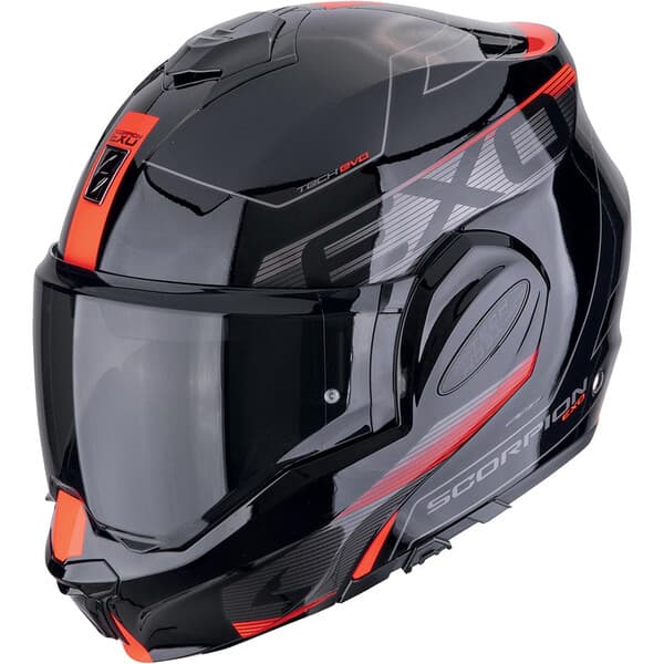 Casque Scorpion Exo-Tech Evo Traveller list: Noir / Rouge|Noir|Blanc|Rouge|Orange