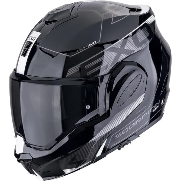 Casque Scorpion Exo-Tech Evo Traveller list: Noir & Blanc|Noir|Blanc|Rouge|Orange