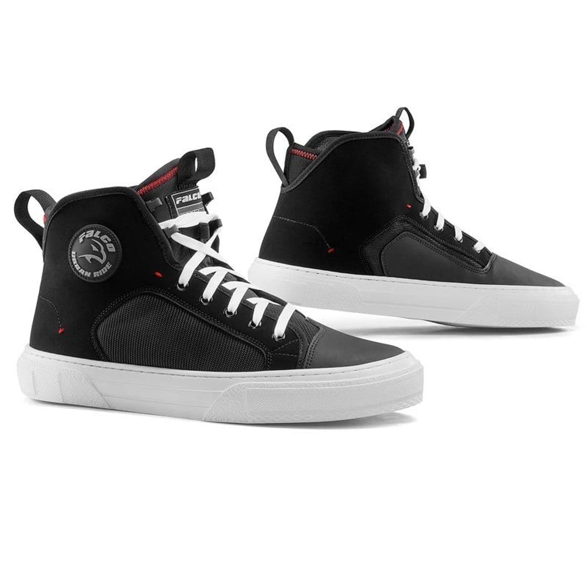 Baskets Falco Starboy 4 | Basket Moto Homme list: Noir & Blanc|Noir