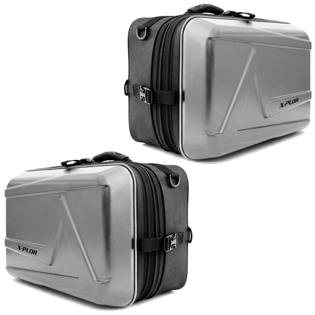 Sacoche Cavalières Semi-Rigide X-PLOR VE900/VE901 (2 x 25 Litres) list: Aluminium |Noir|Gris