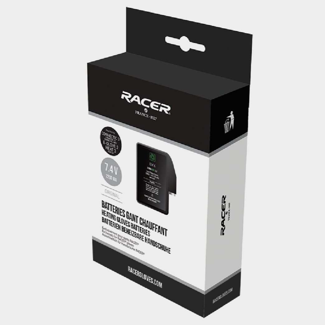 Batterie Racer pour Gants chauffants 7.4v 2200 mAh