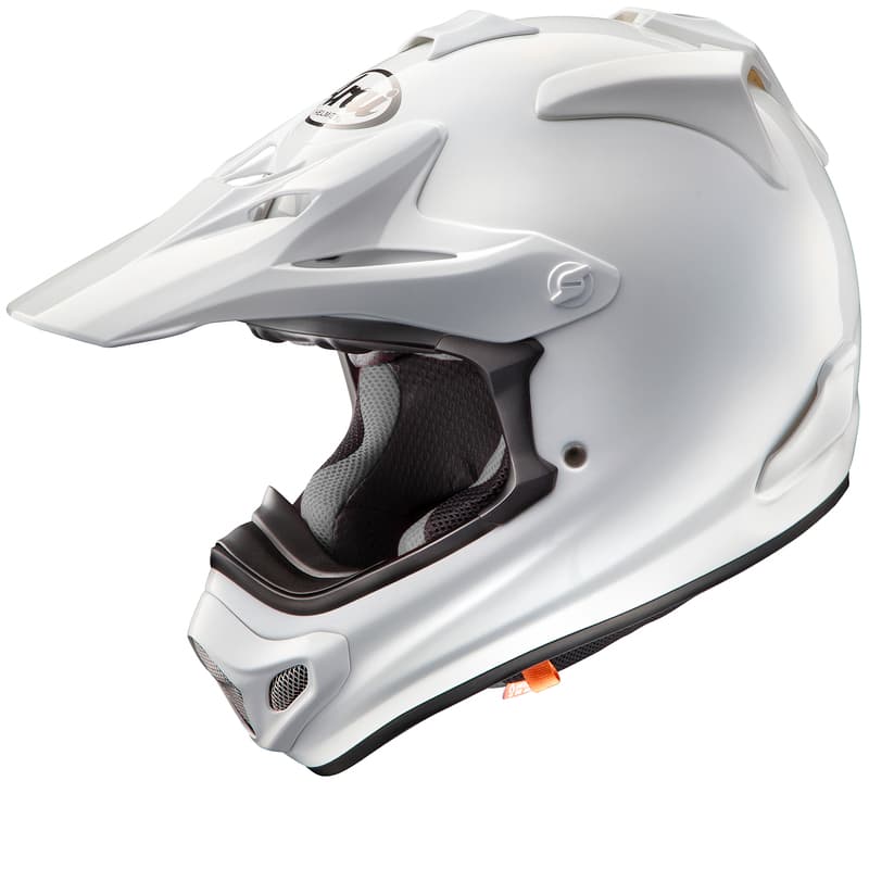 Casque Arai MX-V Evo list: Blanc|Noir|Blanc