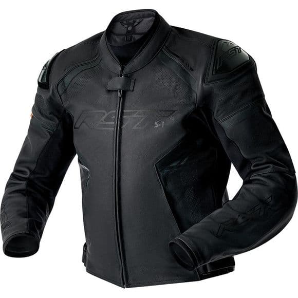 Blouson Cuir RST S1 D3O list: Noir|Noir|Blanc|Rouge|Orange|Jaune|Vert|Bleu