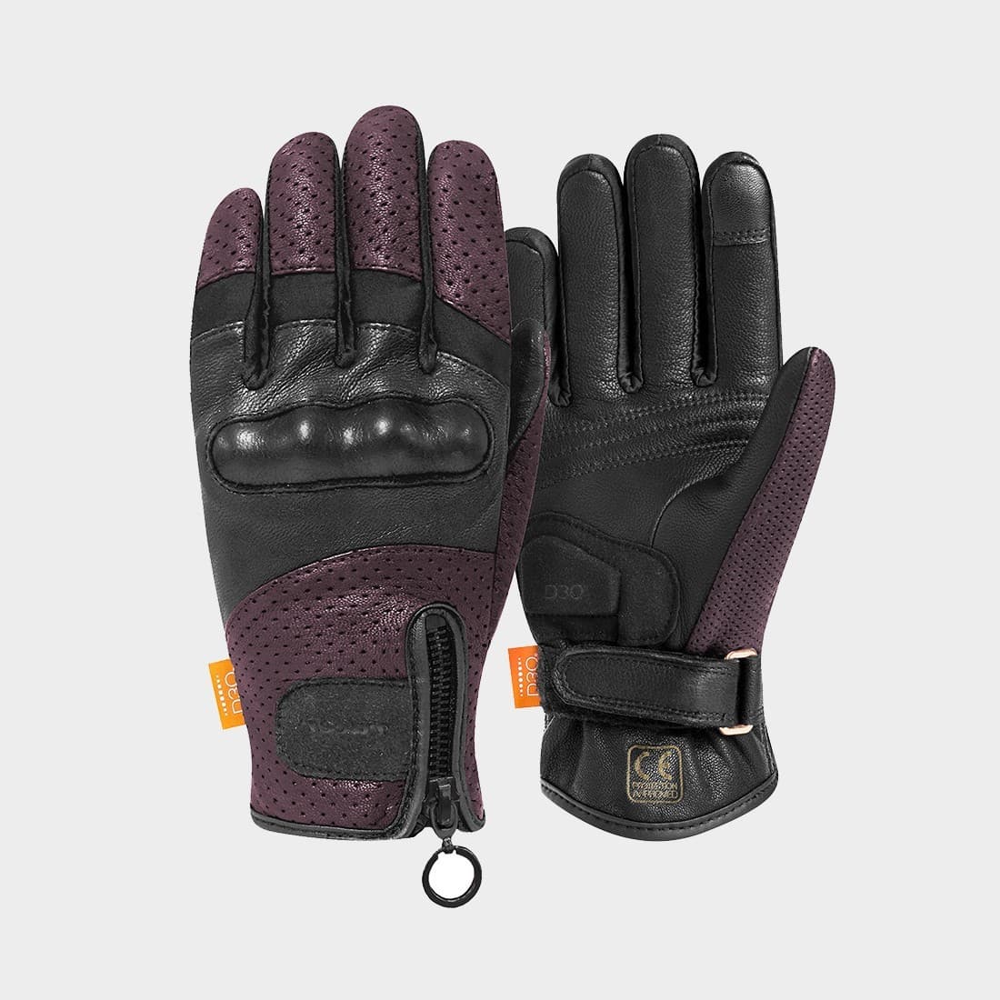 Gants Femme Racer Bella 3 list: Bordeaux|Noir|Rouge|Violet