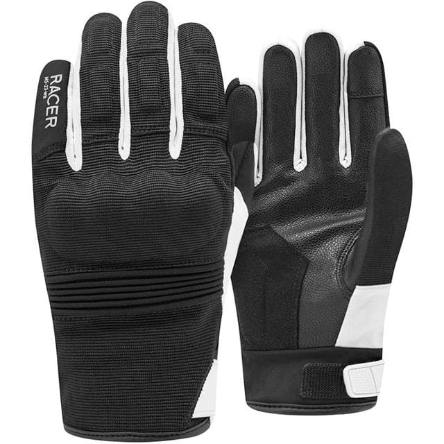 Gants Racer Breaker | Gants Moto mi-saison list: Noir & Blanc|Noir|Blanc|Rouge