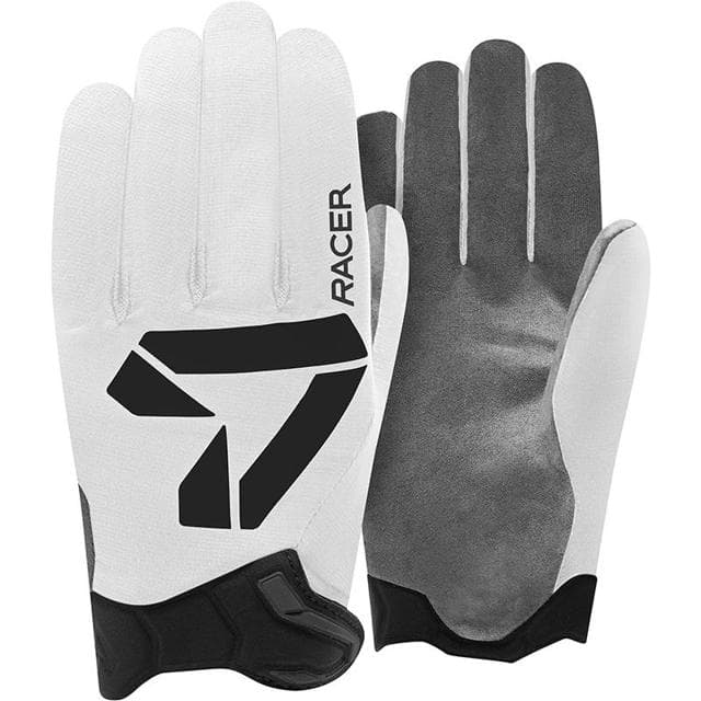 Gants Racer MX Clutch Control list: Blanc|Noir|Blanc
