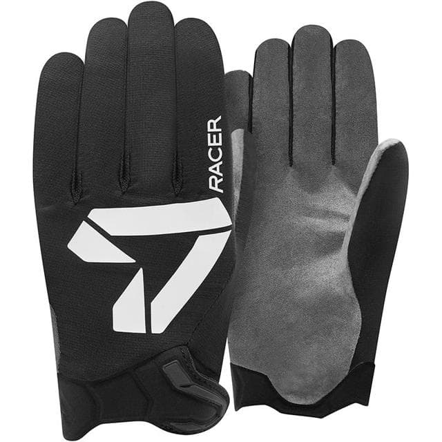Gants Racer MX Clutch Control list: Noir|Noir|Blanc