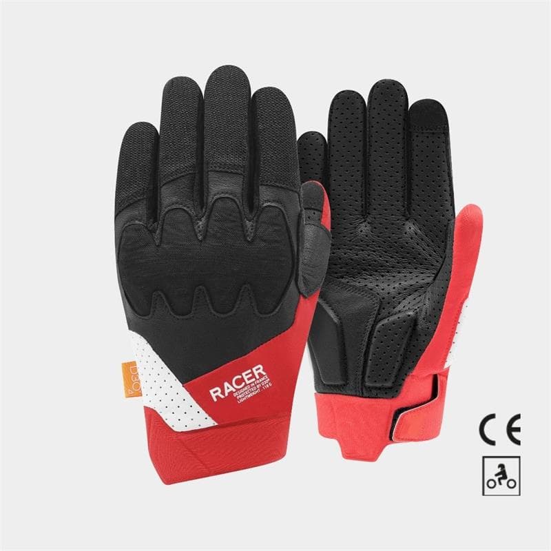 Gants Vélo/Moto Racer Digger 2 pour Homme et Femme list: Noir / Rouge|Noir|Rouge