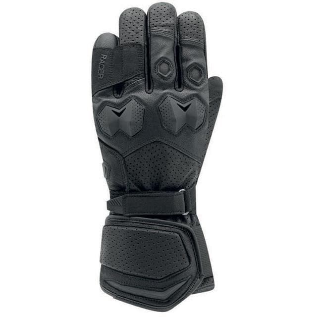 Gants été Cuir Racer Long Blocks list: Noir|Noir
