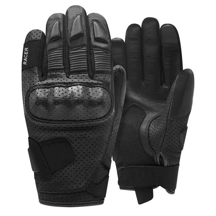 Gants Racer Cuir Meta 2 Evo list: Noir|Noir