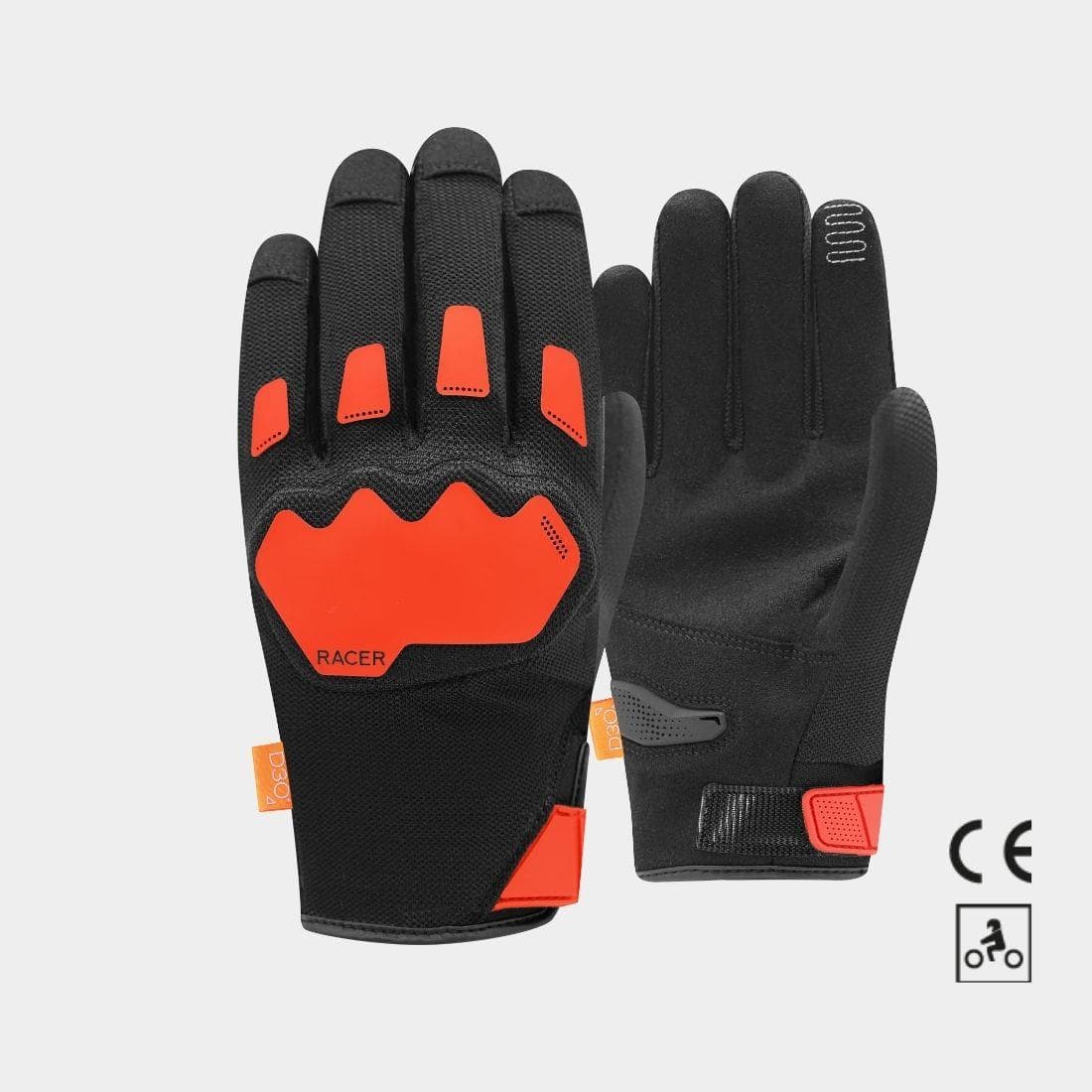 Gants Racer Revolve | Gants Moto été pour Homme list: Noir / Rouge|Noir|Gris|Rouge|Vert