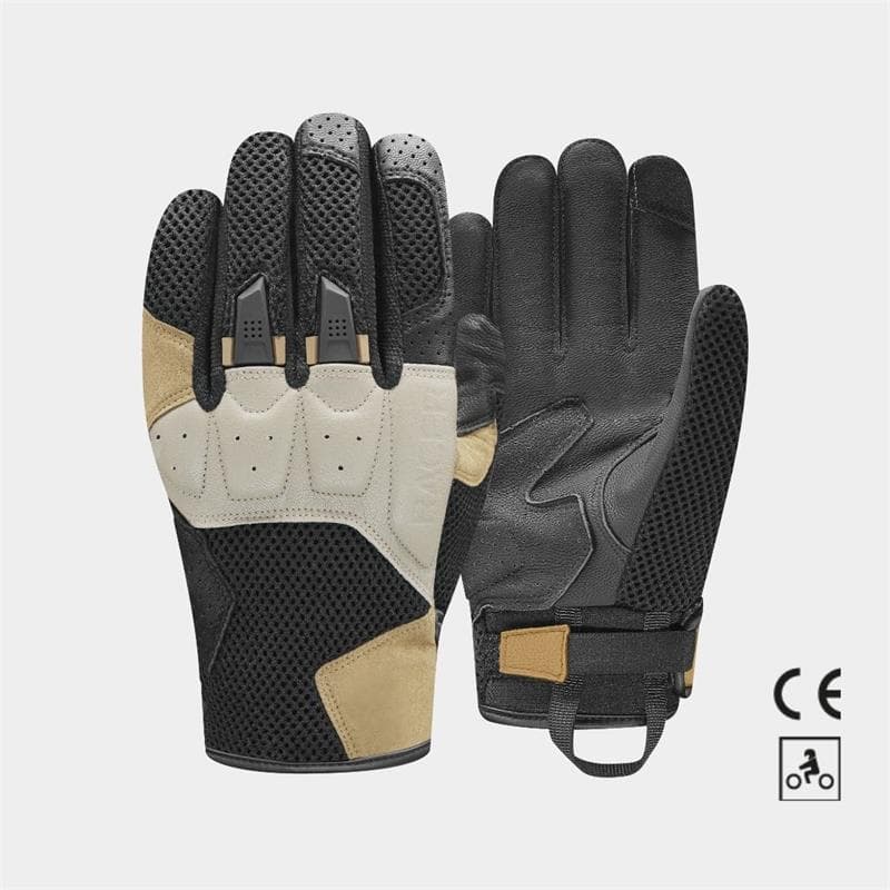 Gants été Racer Ronin Evo list: Sable|Noir|Gris|Rouge|Beige