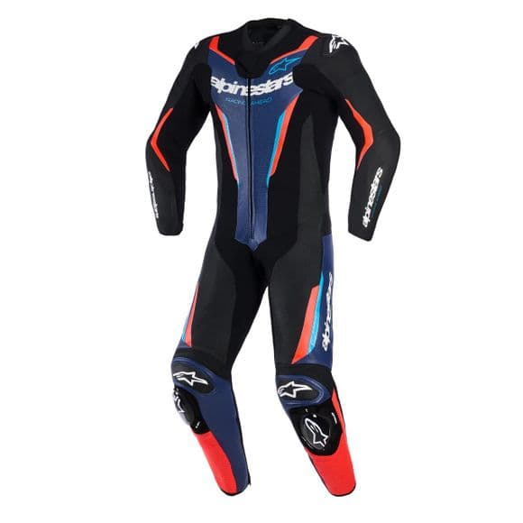 Combinaison Moto Alpinestars GP Force V2 en Cuir 1 Pièce list: Rouge / Bleu|Noir|Blanc|Rouge|Vert|Bleu