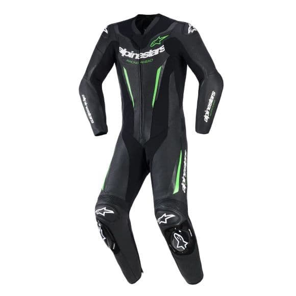 Combinaison Moto Alpinestars GP Force V2 en Cuir 1 Pièce list: Noir / Vert|Noir|Blanc|Rouge|Vert|Bleu