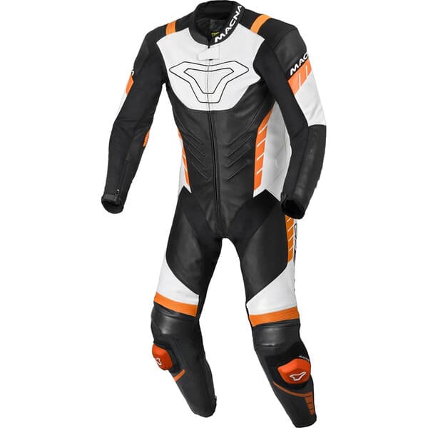 Combinaison Moto Macna Varshall 1 piéce list: Noir / Orange|Noir|Blanc|Gris|Rouge|Orange