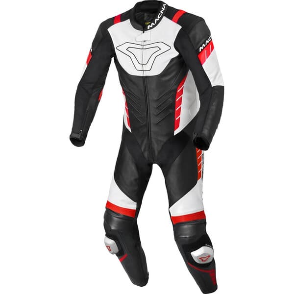 Combinaison Moto Macna Varshall 1 piéce list: Noir / Rouge|Noir|Blanc|Gris|Rouge|Orange