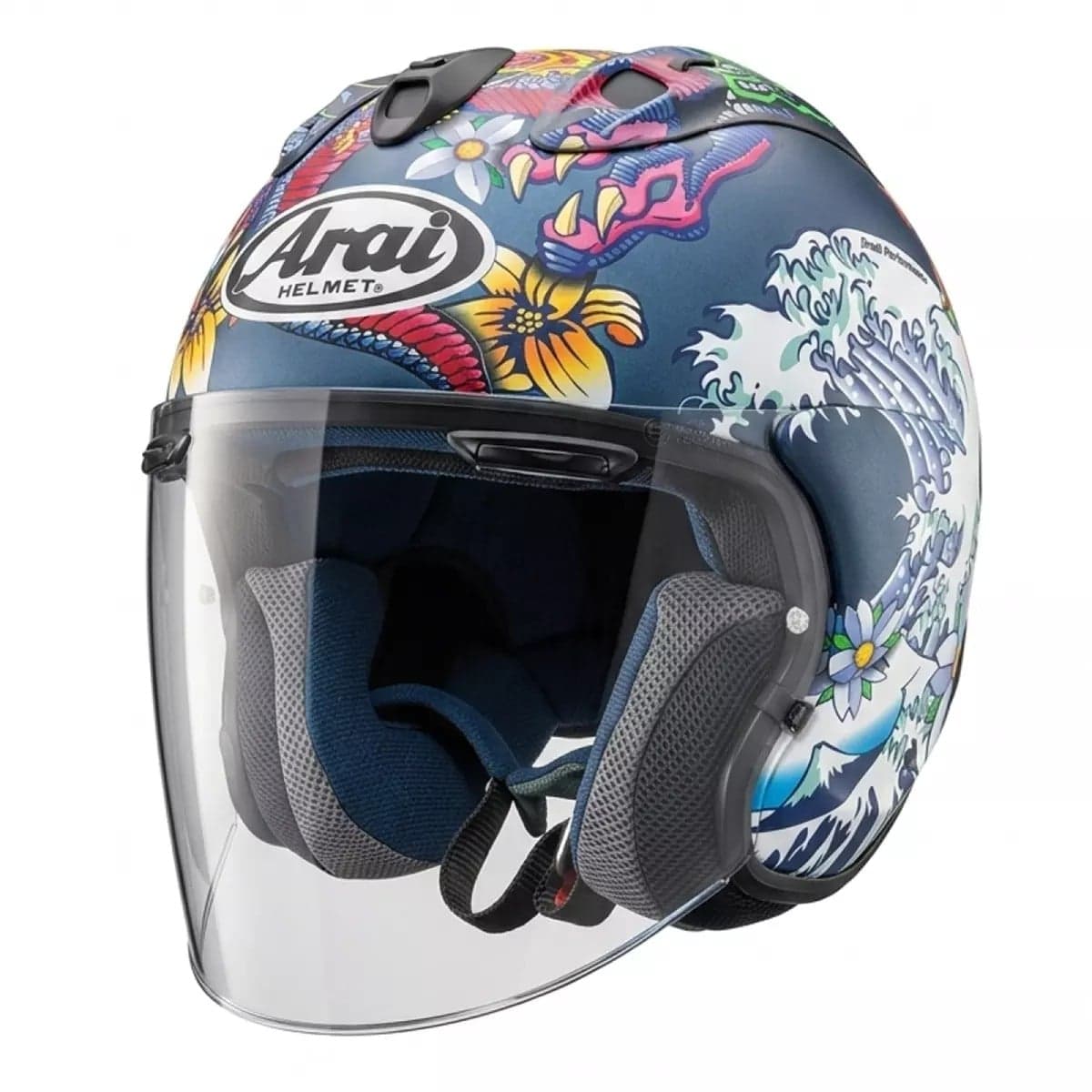 Casque Arai SZ-R Vas Evo Oriental list: Bleu|Noir|Bleu