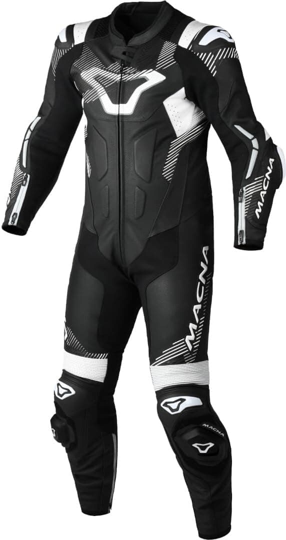 Combinaison Moto Macna Armadyl 1 pièce list: Noir & Blanc|Noir|Blanc|Rouge|Orange|Vert|Bleu