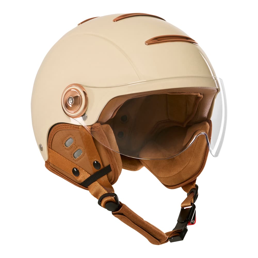 Casque Vélo Exklusiv Macadam Femme & Homme list: Beige|Noir|Gris|Beige|Rose