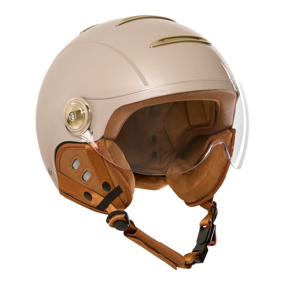 Casque Vélo Exklusiv Macadam Femme & Homme list: Champagne rosé|Noir|Gris|Beige|Rose