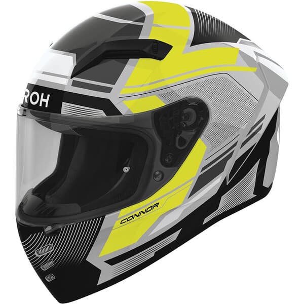 Casque Airoh Conor list: Noir / Jaune|Noir|Blanc|Gris|Rouge|Orange|Jaune|Marron|Vert|Bleu|Violet|Multicolore