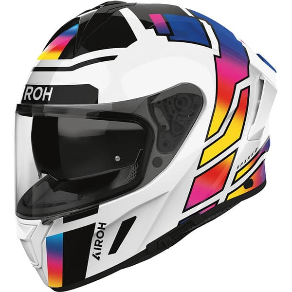 Casque Airoh Spark 2 list: Multicolore|Noir|Blanc|Gris|Rouge|Jaune|Vert|Bleu|Rose|Multicolore