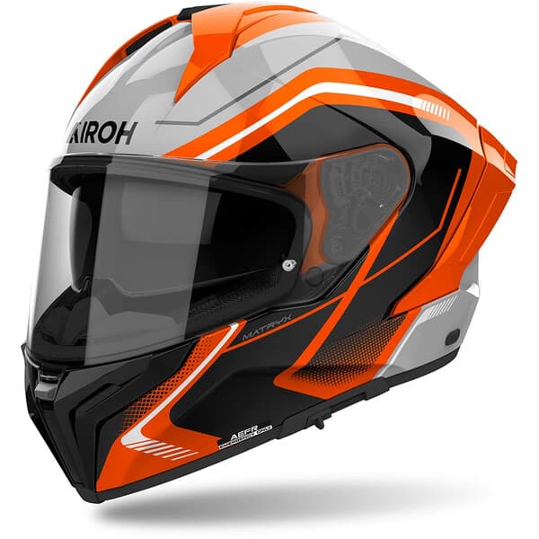 Casque Airoh MatryX list: Orange|Noir|Blanc|Gris|Rouge|Orange|Jaune|Vert|Bleu|Violet|Rose
