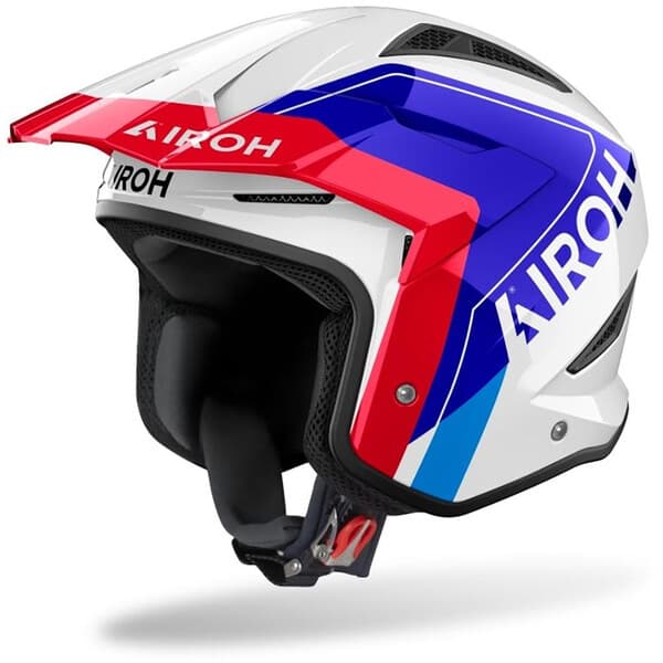 Casque Airoh TRR 2 list: Bleu Blanc Rouge|Noir|Blanc|Gris|Rouge|Orange|Jaune|Vert|Bleu