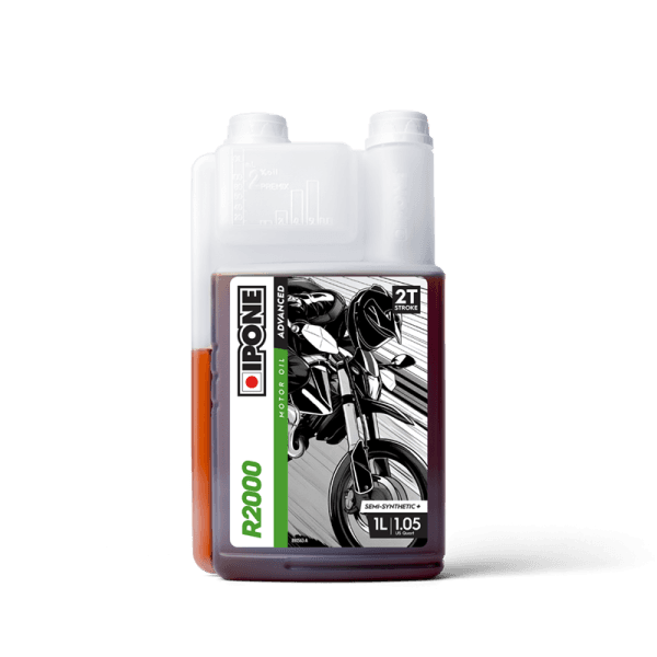 Huile Moto Ipone R2000 Semi-Synthétique 2 temps